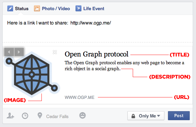 Adding Open Graph Protocol (OGP) tags to your Blogger Blog